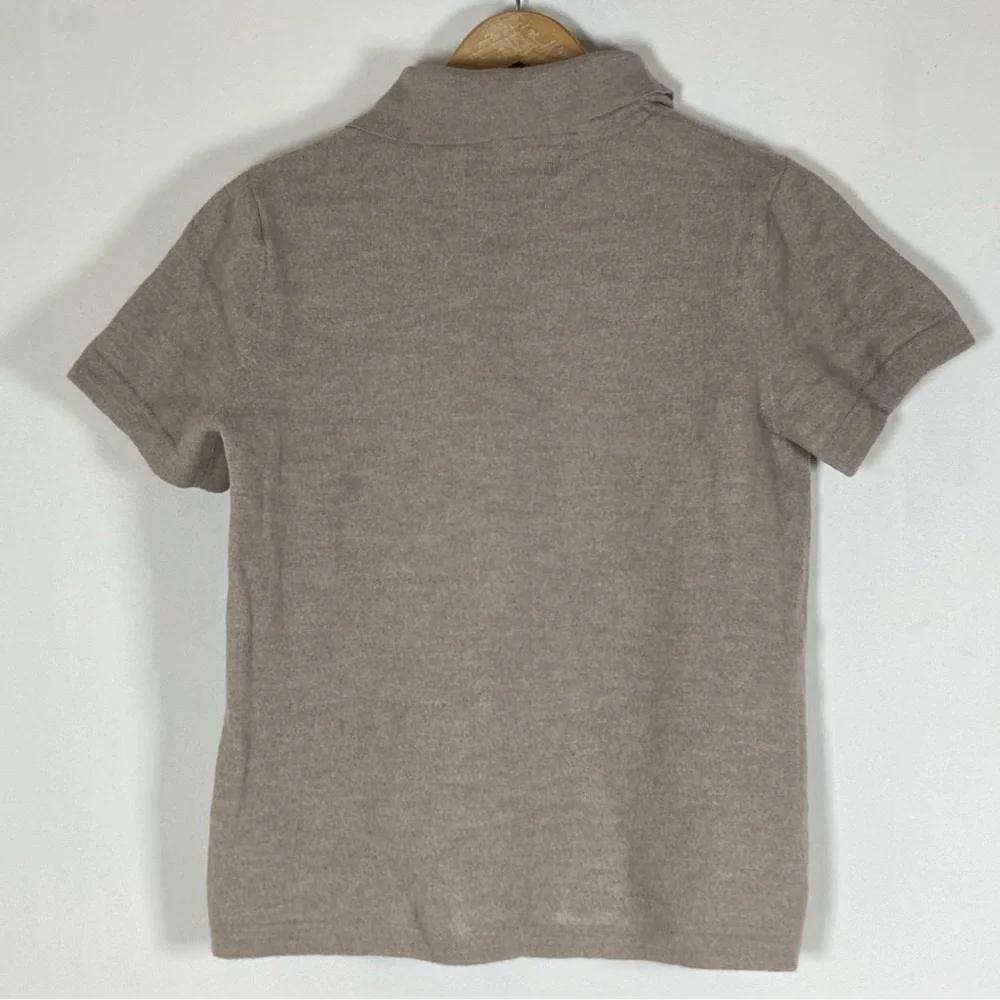 Christian Lacroix Shirt Sweater Men’s Beige Size M Extra fino Merino Wool - Picture 15 of 16